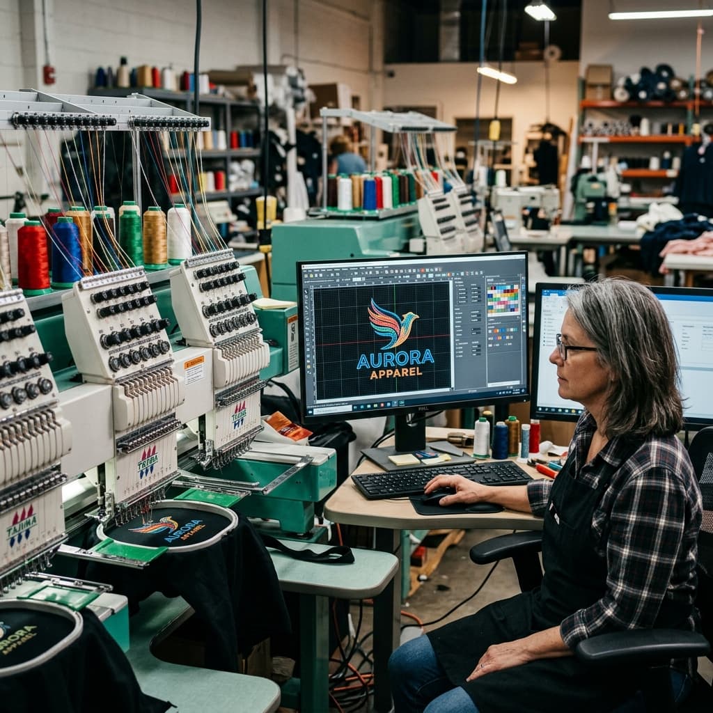 Digitizing and machine setup